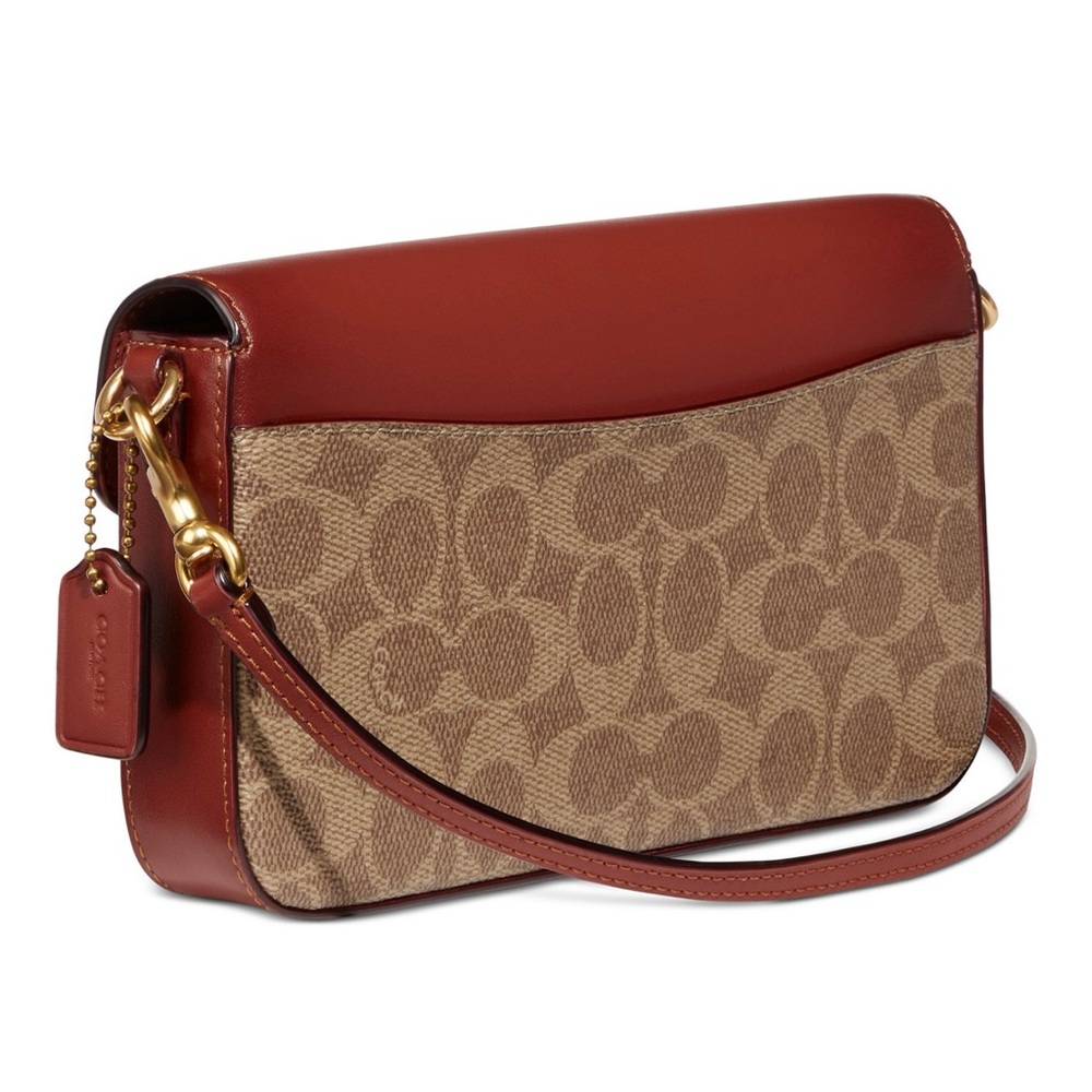 New COACH Signature Coated Canvas Wyn Crossbody with Removable Card Case - Picture 8 of 11